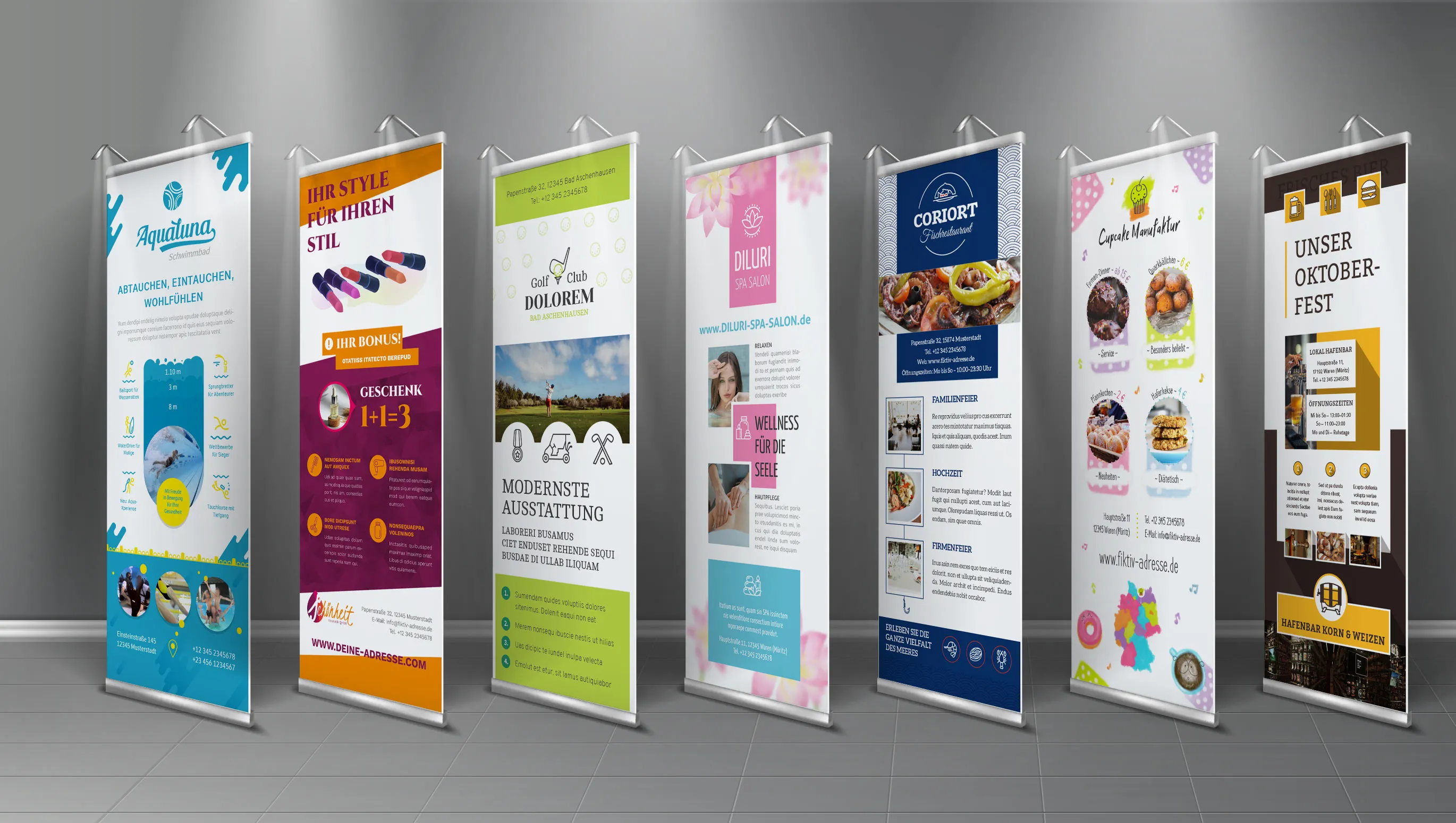 Roll-up-Banner & Roll-up-Vorlagen als Schlüssel zur Verkaufsförderung