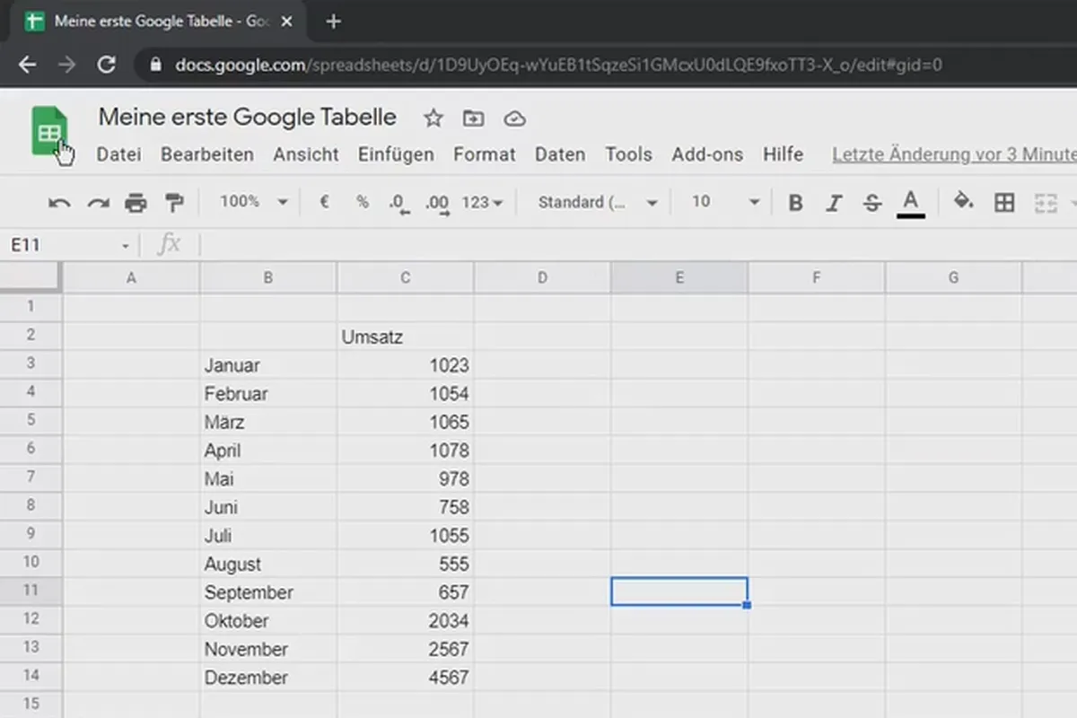 Tutorial Google Sheets: 3.1 Salvare și editare fișier.