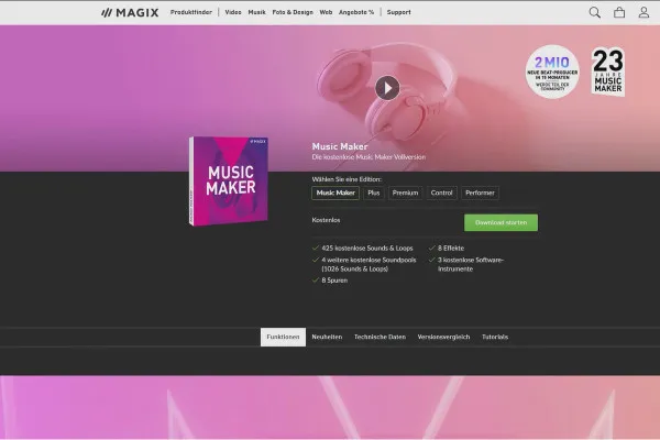 Creează muzică proprie cu Magix Music Maker: 02 | Referință program