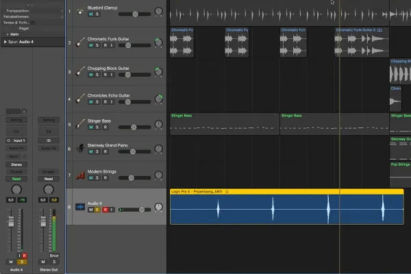 Inițiere în producția muzicală cu Logic Pro X: 3.8 Înregistrarea vocii și a instrumentelor