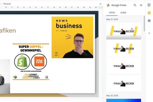 Google Slides-Tutorial: 6.1 | Grafiken und Bilder