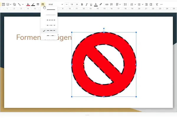 Google Slides-Tutorial: 7.1 | Formen einfügen