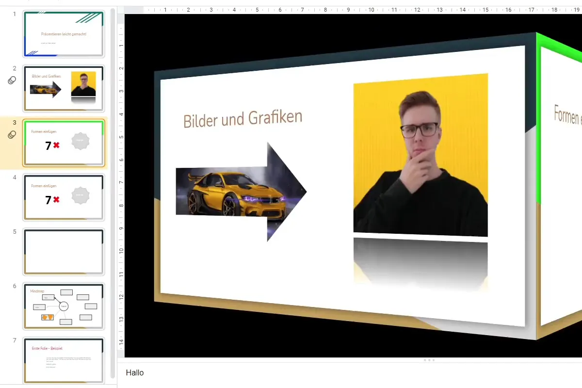 Google Slides-Tutorial: 8.1 | Übergänge der Folien