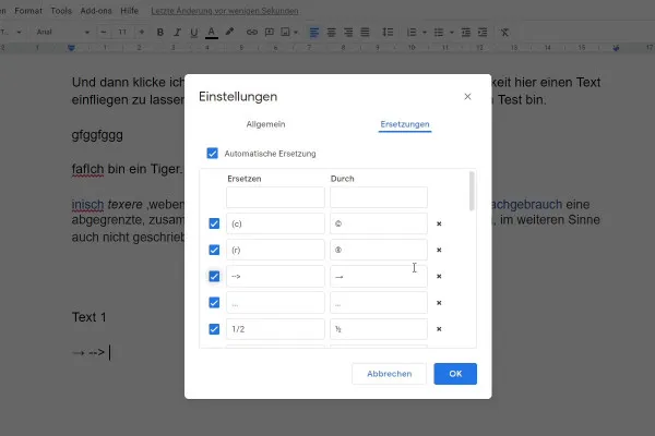 Google Docs-Tutorial: 12.2 | Weiterführende Einstellungen