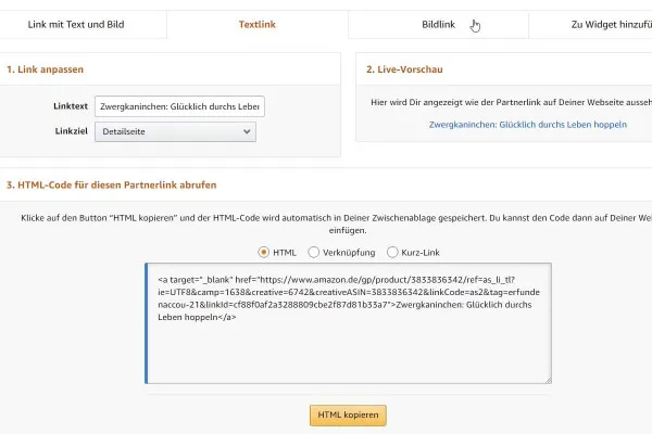 Affiliate-Marketing: 9.4 | Textlinks erstellen