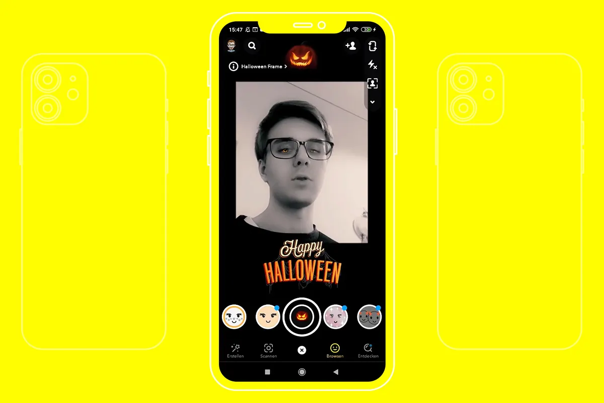 Snapchat-Tutorial: 4.2 | Snap Erstellen Bild und Filter