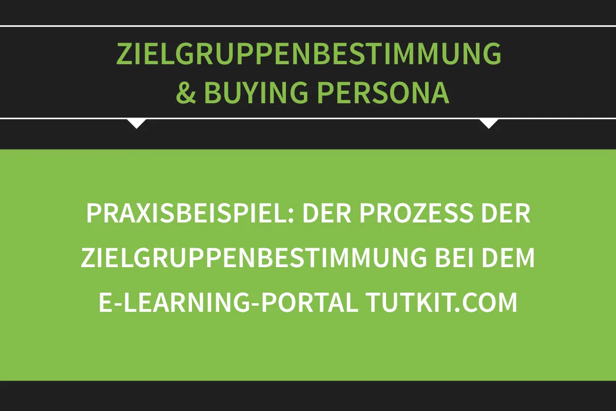 Determinarea grupului țintă și a persoanei care cumpără: 05 | Exemplu practic Determinarea grupului țintă TutKit.com