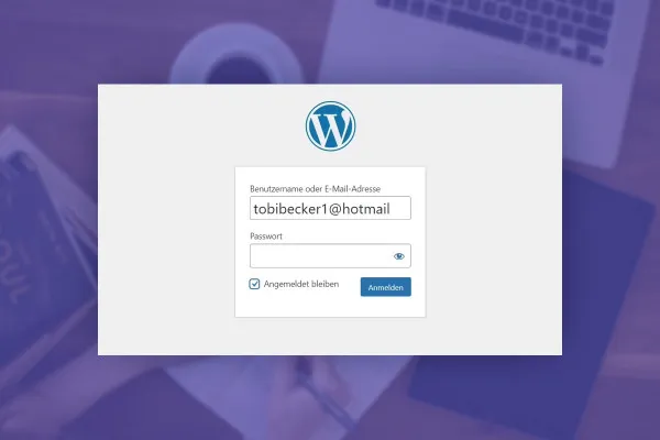 Elementor für WordPress: 3.2 | Dein erster Wordpress-Login