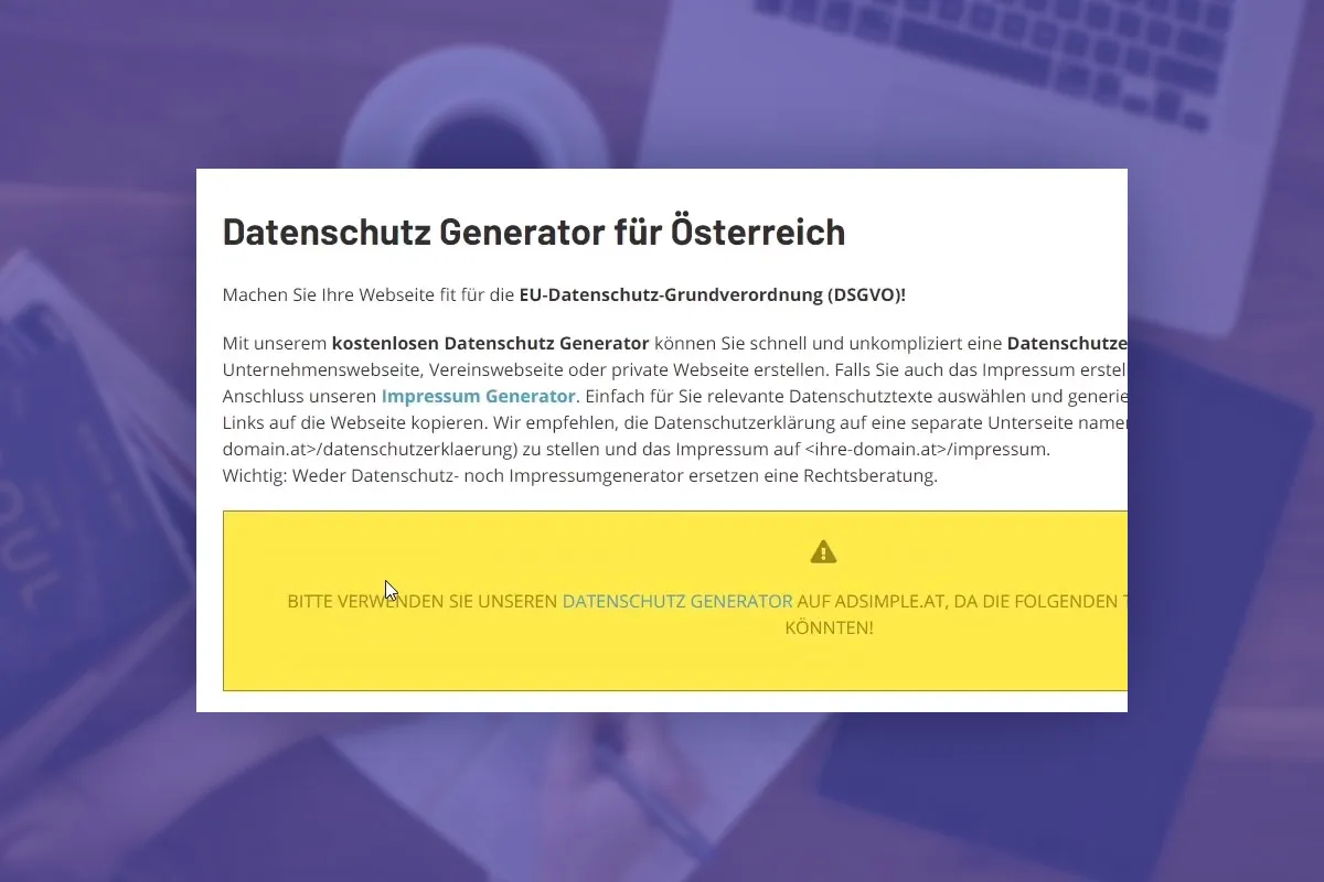 Elementor für WordPress: 3.7 | Datenschutz erstellen