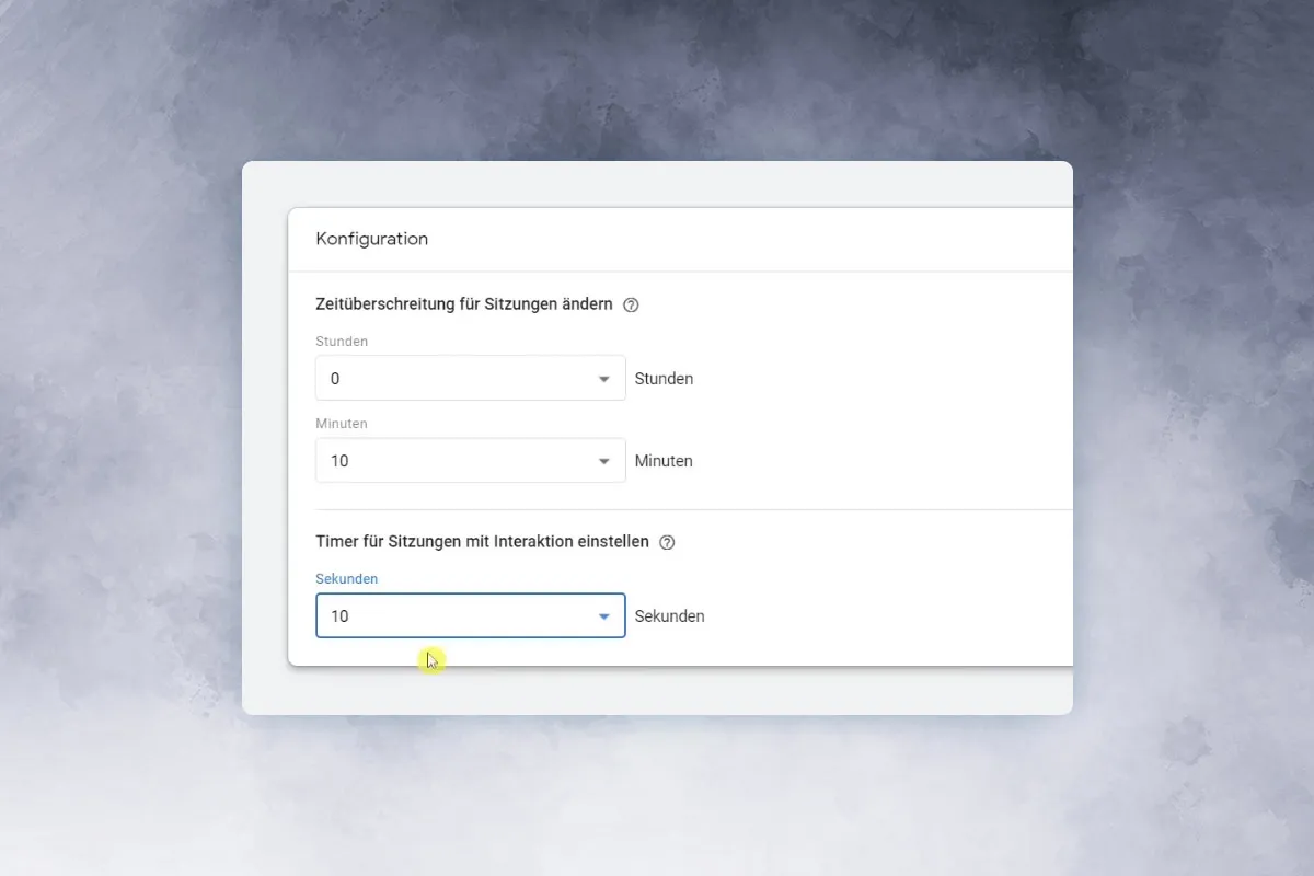 Google Analytics-Tutorial: 5.4 | Session Timeout konfigurieren