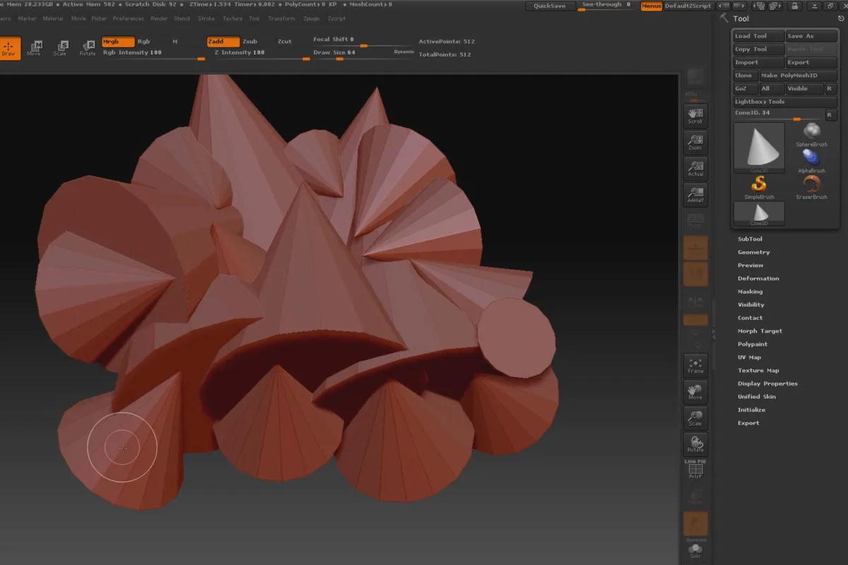 ZBrush pentru începători: 1.2 Vizualizare și navigare