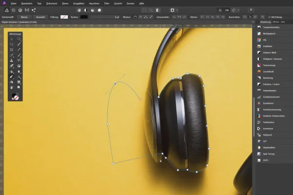 Freistellen mit Affinity Photo: 03 | Zeichenstift-Werkzeug