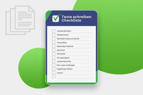 Copywriting-Tutorial: 2.3 | Checkliste für das Verfassen von Texten