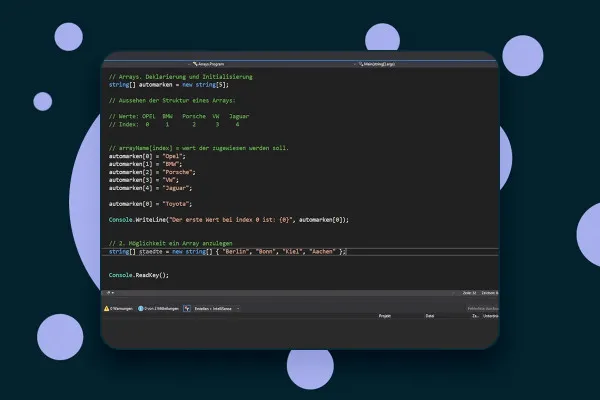C#-Programmierung: 11.2 | Arrays: Praxisbeispiele