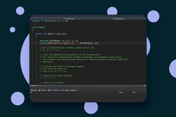 C#-Programmierung: 12.4 | Lambda Expressions (Lambda-Ausdrücke)