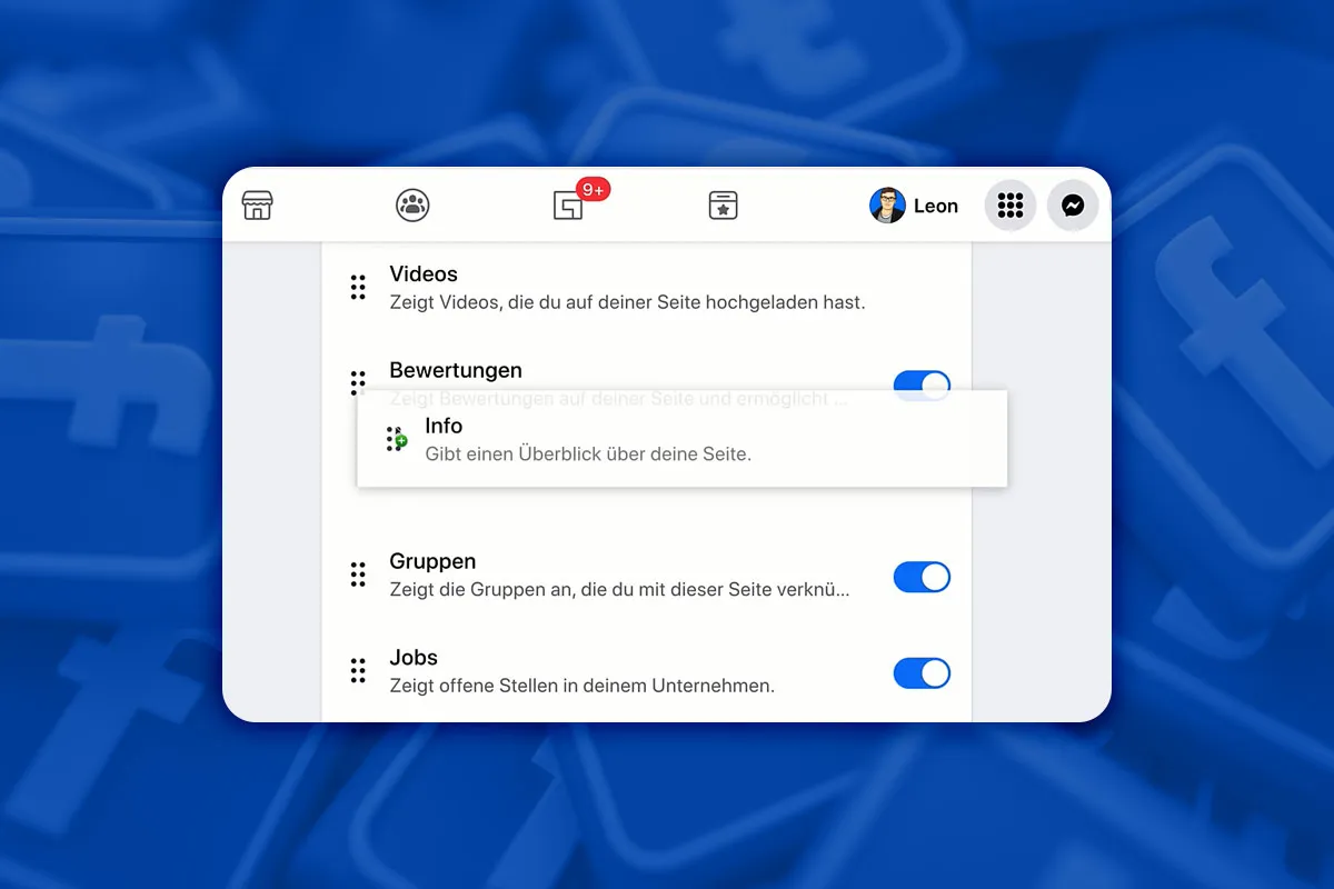 Facebook-Marketing: 5.14 | Navigation bearbeiten