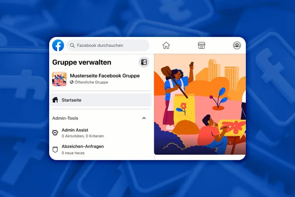 Facebook-Marketing: 5.15 | Facebook-Seite mit einer Gruppe verknüpfen