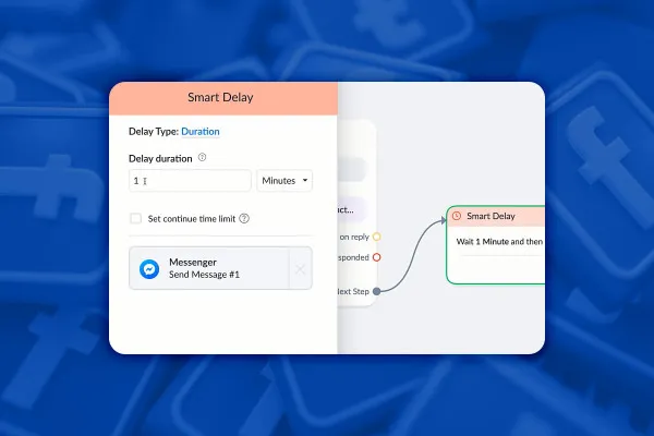 Facebook-Marketing: 8.12 | Smart Delay zu Flow hinzufügen