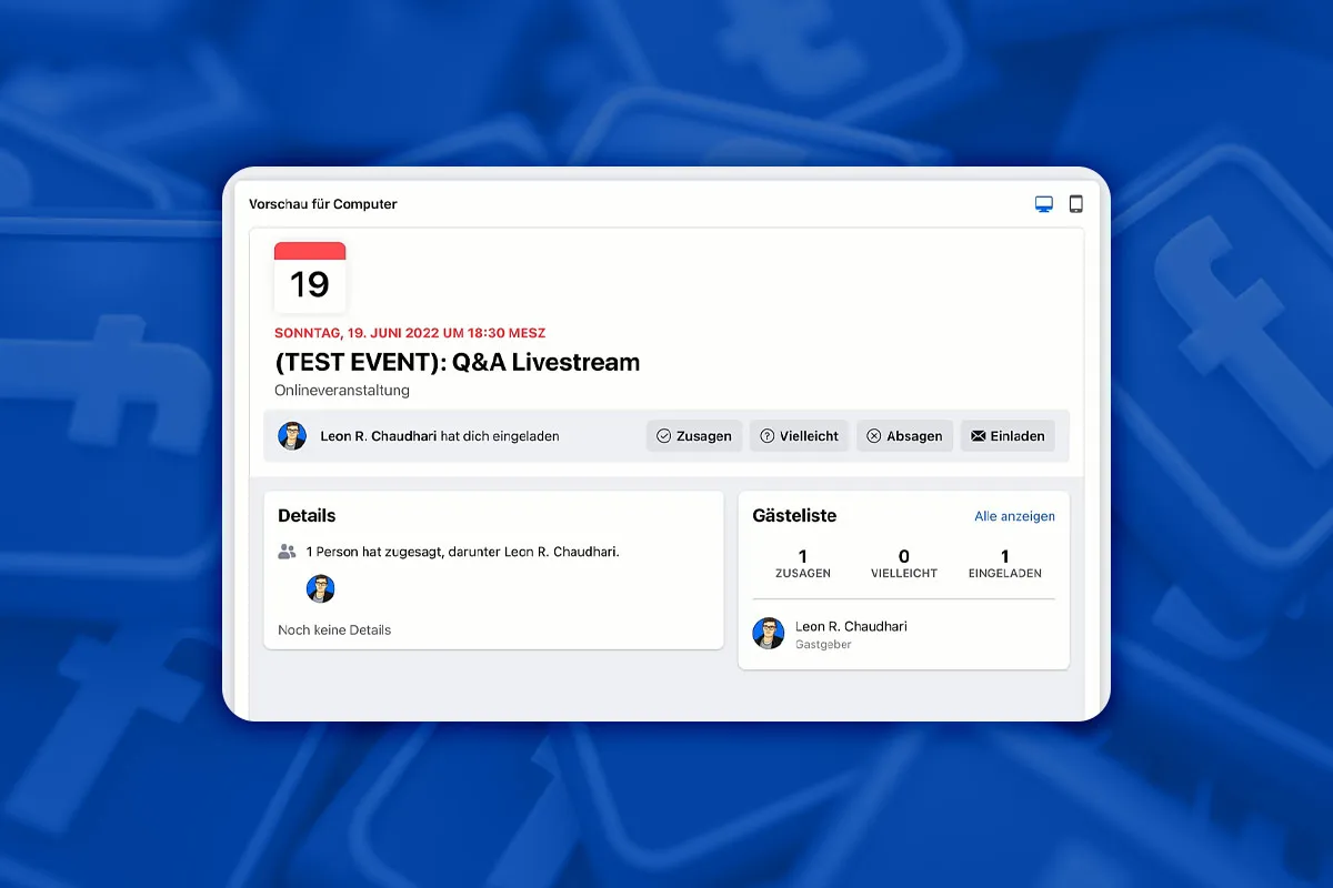 Facebook-Marketing: 16.1 | Facebook-Event erstellen