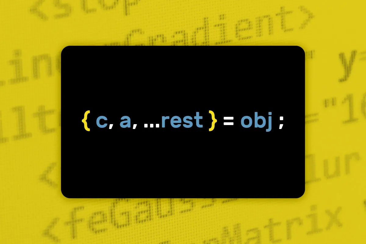 JavaScript ES6-ES13: 3.8 | Operatorul Rest cu obiecte