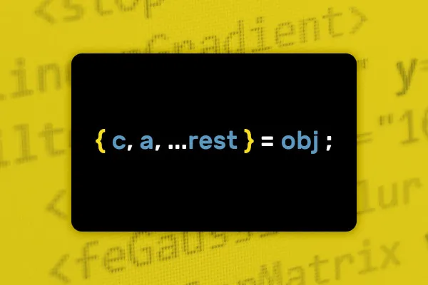 JavaScript ES6-ES13: 3.8 | Operatorul Rest cu obiecte