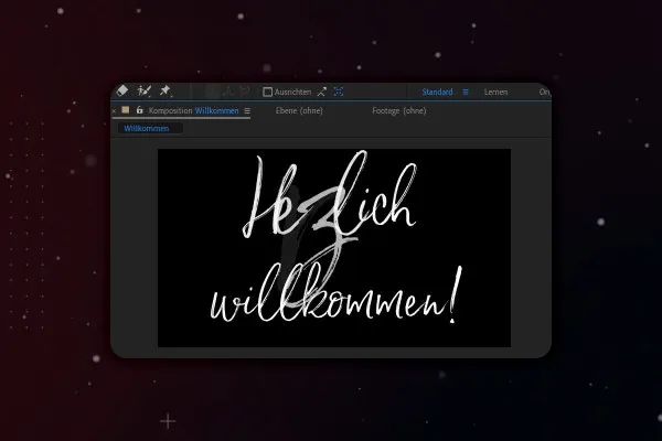 After Effects-Tutorial: 1.1 | Willkommen im Kurs