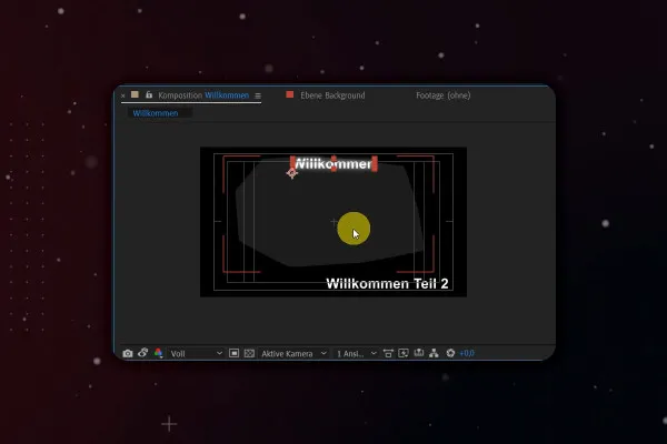 After Effects-Tutorial: 2.5 | Überblick Benutzeroberfläche: Vorschaubereich