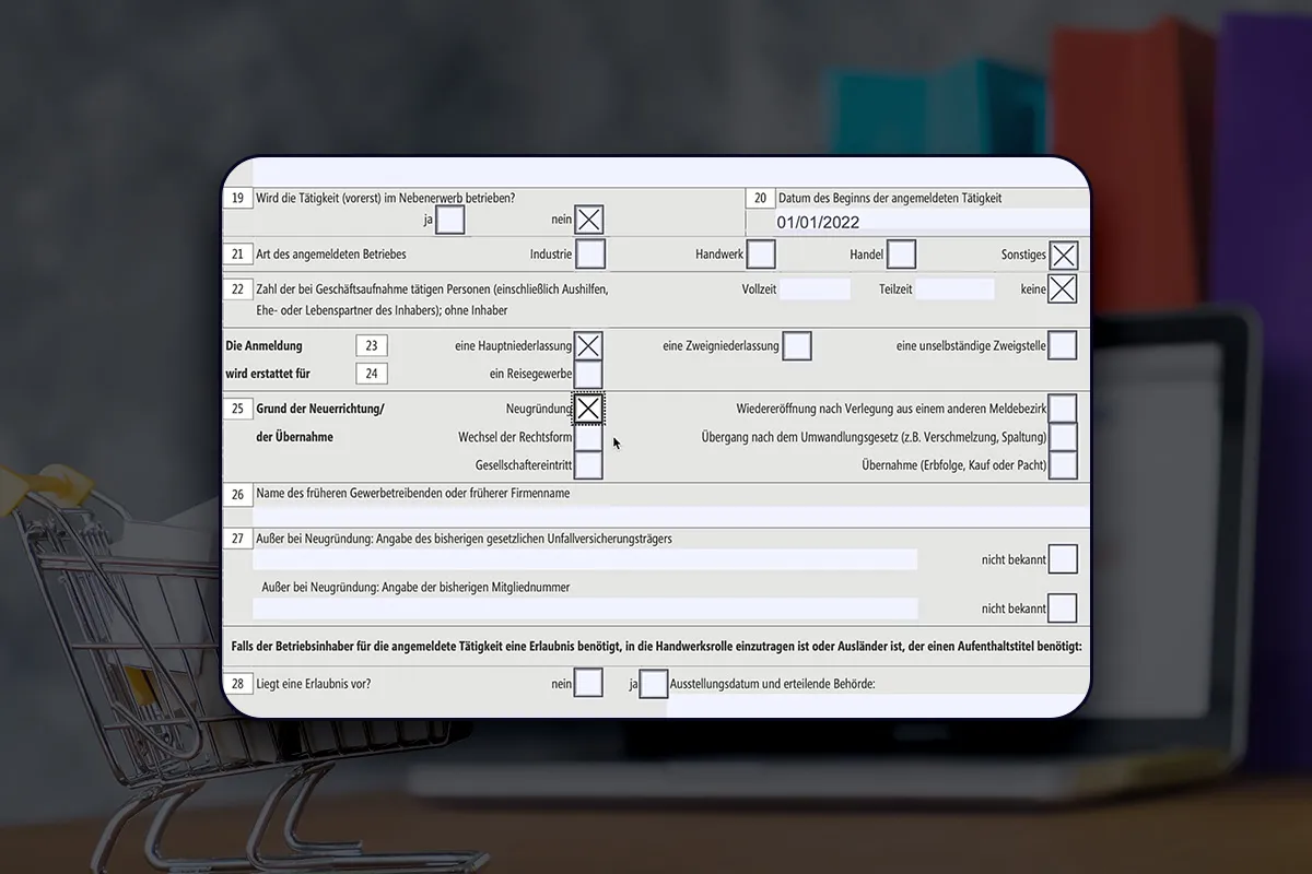 Tutorial de comerț electronic: 3.1 | Înregistrarea ca întreprindere individuală - Pas cu pas