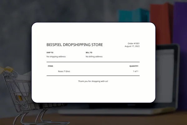 E-Commerce-Tutorial: 7.1 | Lieferschein drucken