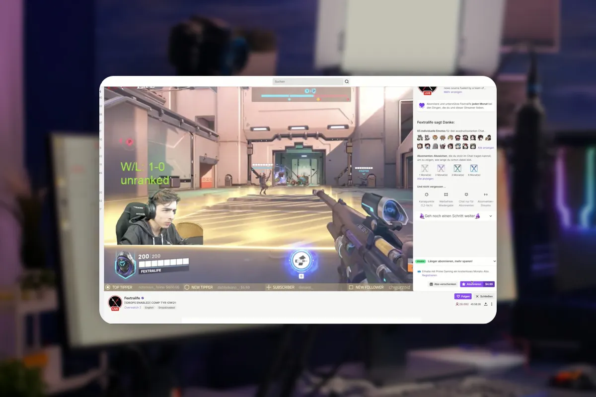 Livestreaming-Tutorial: 3.2 | Das Profil eines Streamers erklärt