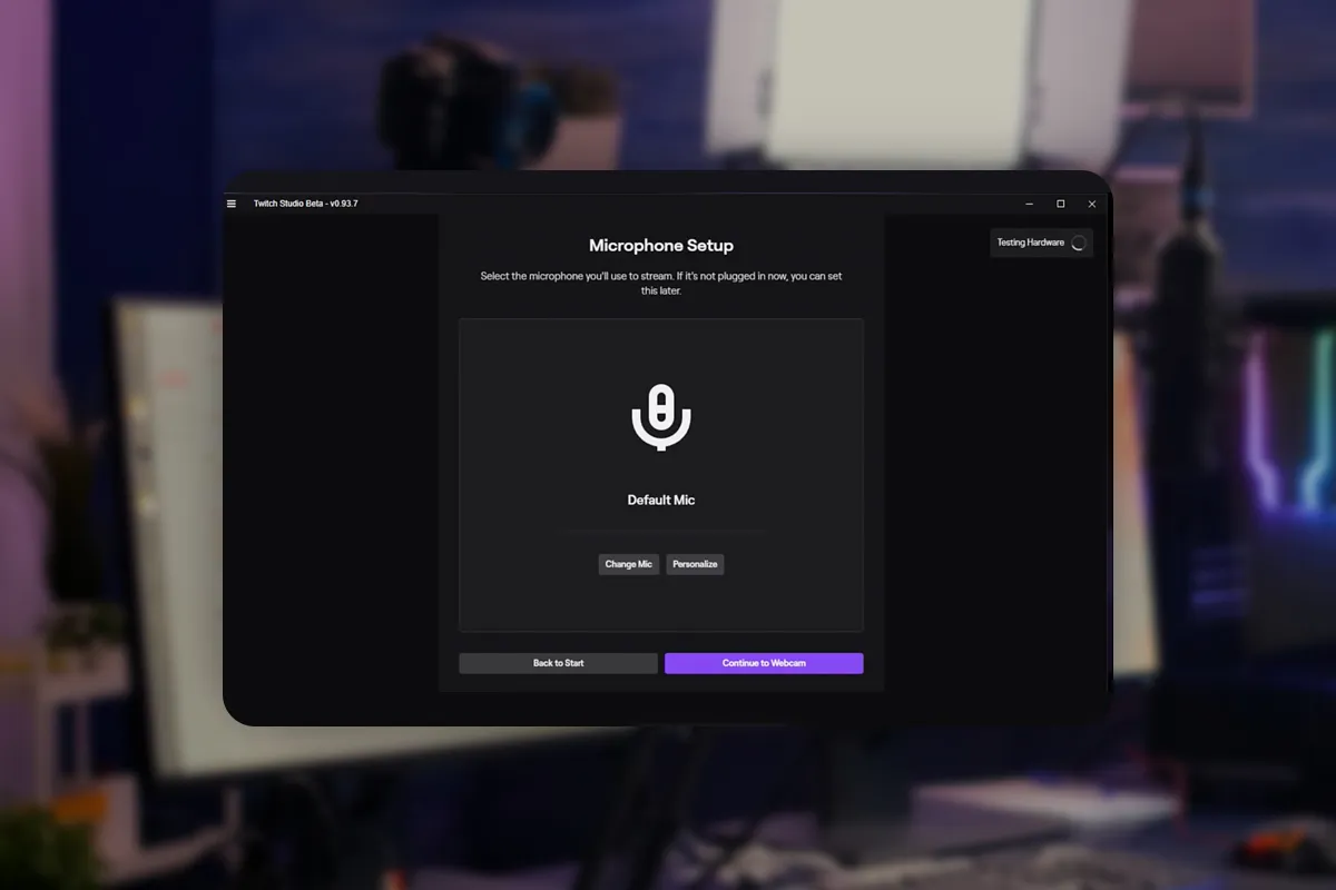 Livestreaming-Tutorial: 5.2 | Mikrofoneinstellungen in Twitch Studio