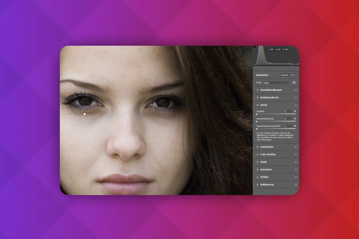 Photoshop-Techniken: 2.3 | Bildrauschen entfernen