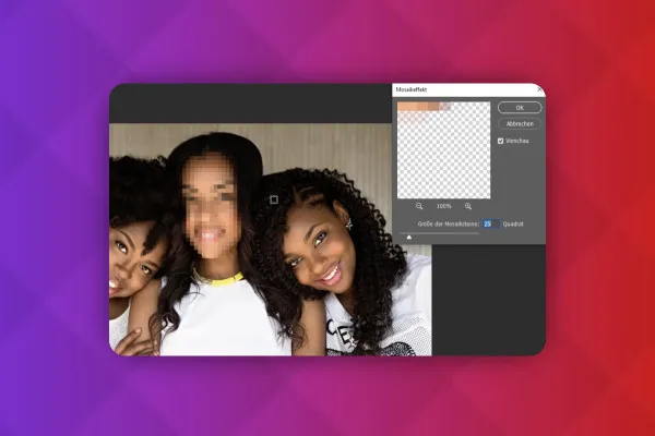 Photoshop-Techniken: 2.12 | Gesicht unkenntlich machen