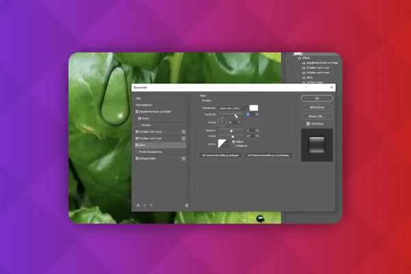 Photoshop-Techniken: 4.1 | Einzelne Tropfen erstellen