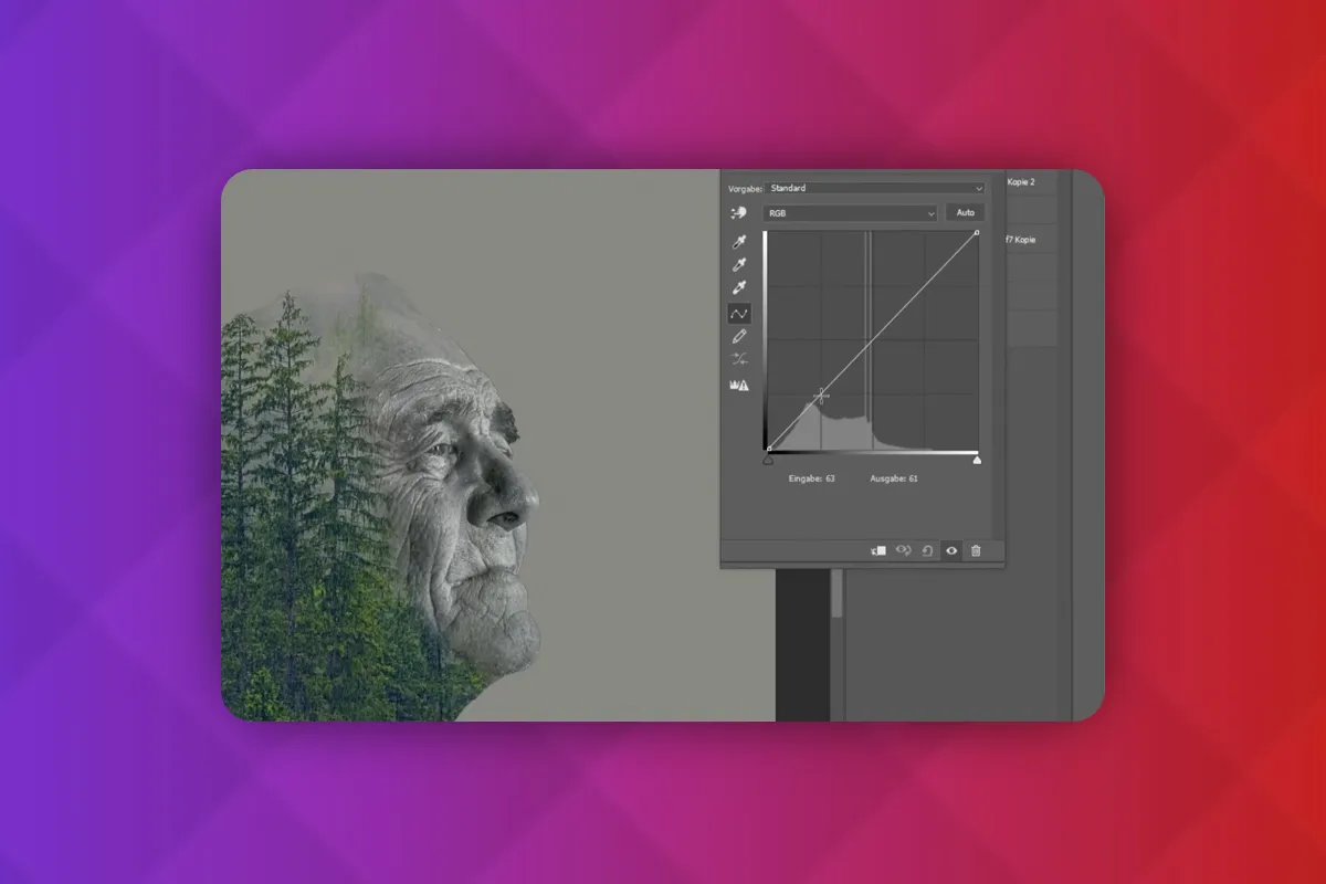Photoshop-Techniken: 5.3 | Doppelbelichtungseffekt