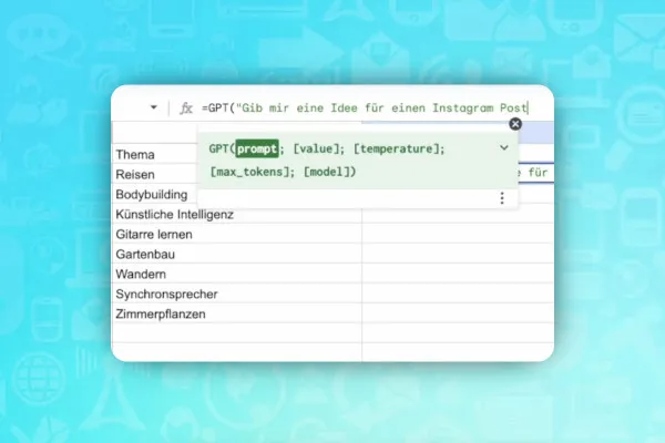 KI für Datenanalys: 1.2 | Google Sheets – Googlen Tabellen + KI = Wahnsinn