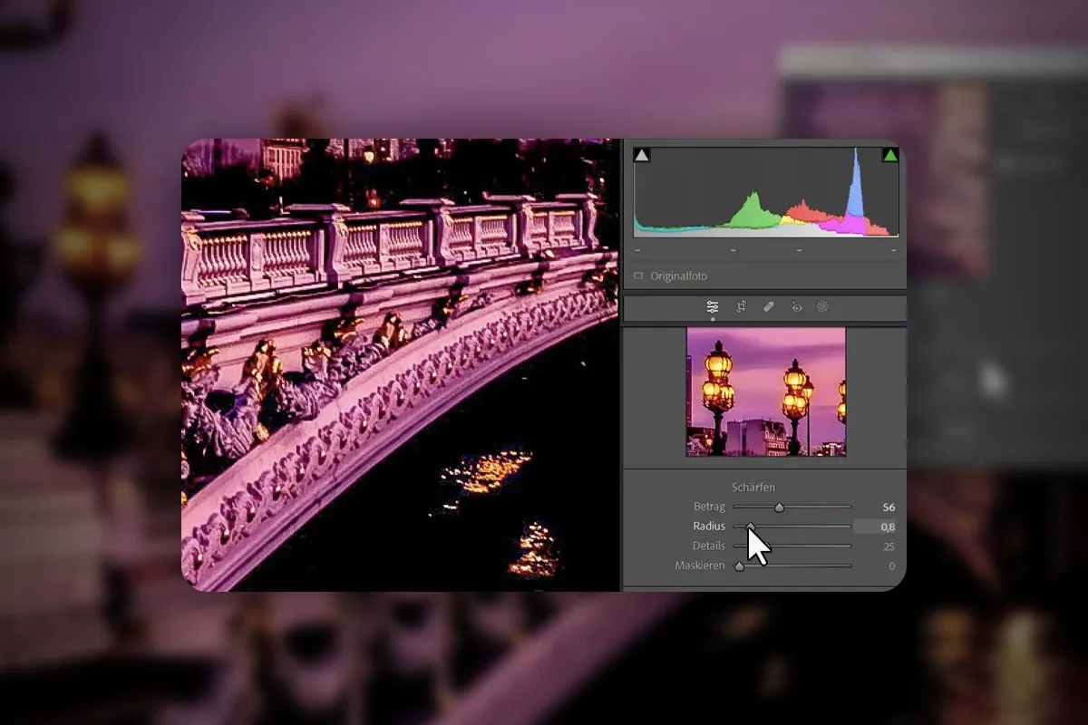 Fotos schärfen mit ohne und KI mit wenigen Klicks: 02 | So schärfst du richtig in Adobe Lightroom