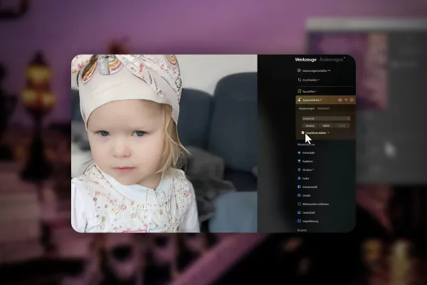 Fotos schärfen mit ohne und KI mit wenigen Klicks: 04 |  Luminar Neo im Test