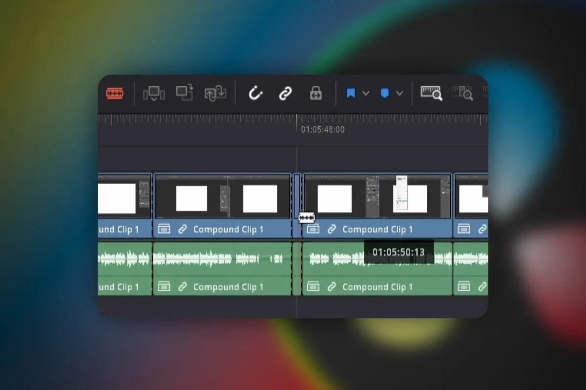 DaVinci Resolve: 5.4 | Clips verbinden