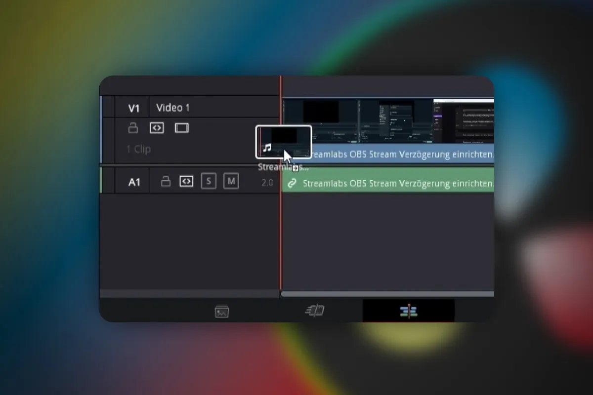 DaVinci Resolve: 5.5 | Clip und Audio duplizieren