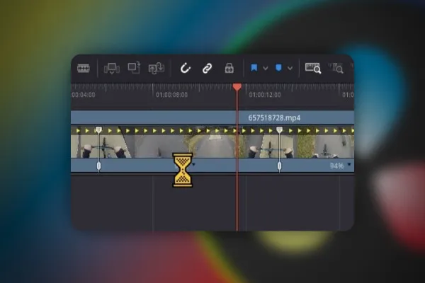 DaVinci Resolve: 5.8 | Retime Controls Wiedergabegeschwindigkeit einstellen