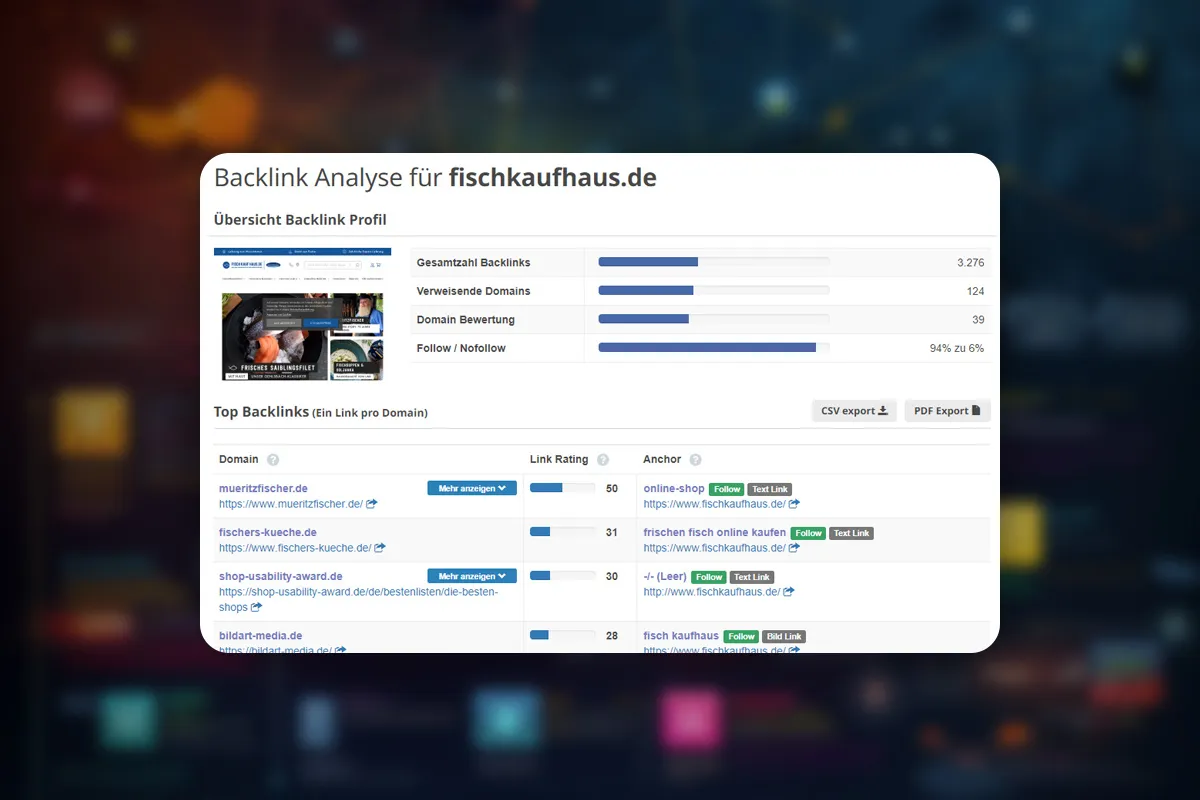 SEO: 19 | OffPage-Optimierung: Backlink-Check und Domain-Autorität