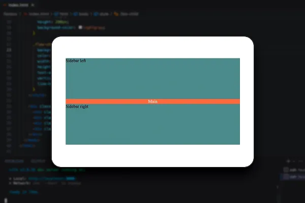 Flexbox-Layout : 3.4 | Konkretes Beispiel responsives Design