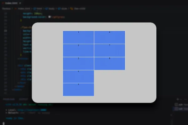 Flexbox-Layout : 3.14 | Die flex-flow Eigenschaft