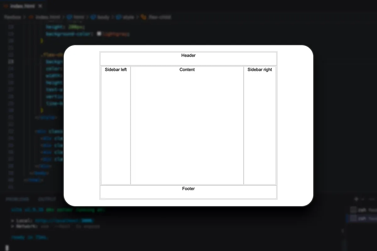 Flexbox-Layout : 4.4 | Verschachteltes Layout