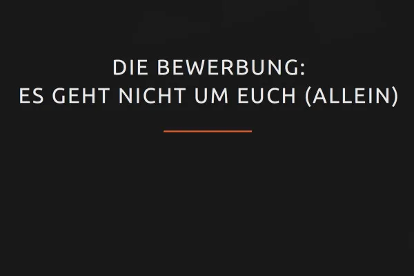 Bewerben in der Kreativbranche – Tipps aus Sicht eines Agenturinhabers: Teil 2