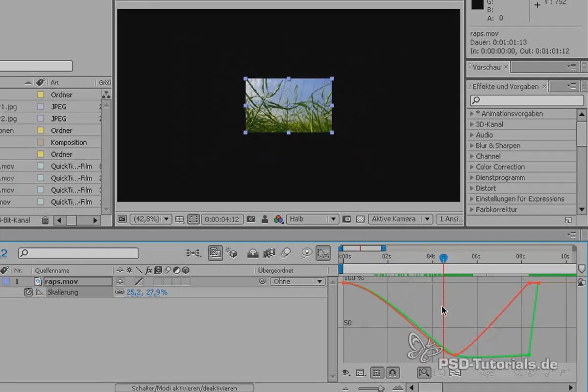 After Effects - Fundamente: Animație cu Keyframes.