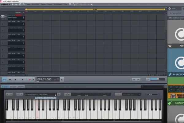 Crearea propriei muzici cu Magix Music Maker: 03 | Interfața programului