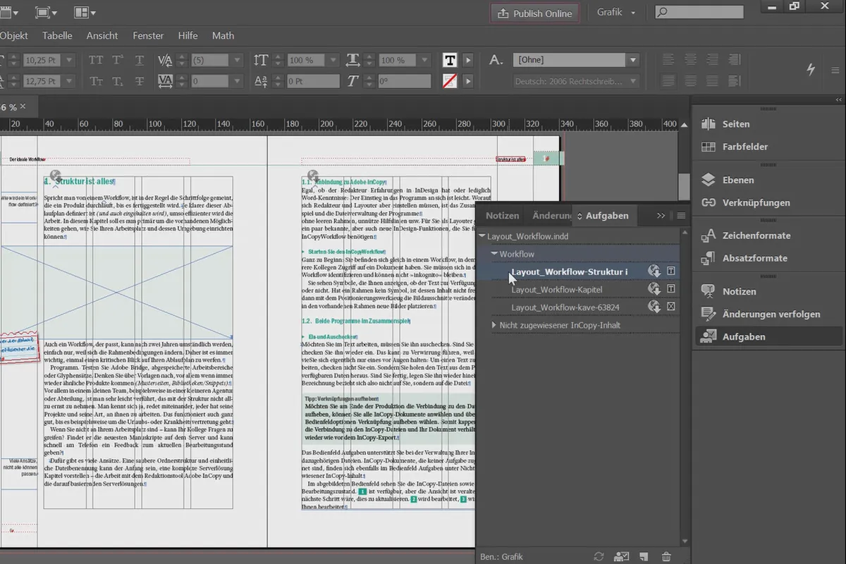 Adobe InCopy CC pentru editori - 2.3 Managementul sarcinilor și finalizarea proiectului.