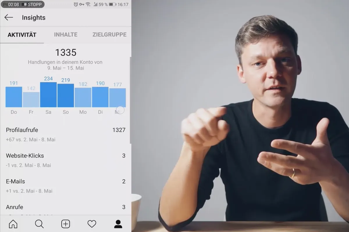 Influencer! Mit Instagram Geld verdienen | 2.1 Wichtige Zahlen auf Instagram – Instagram Insights